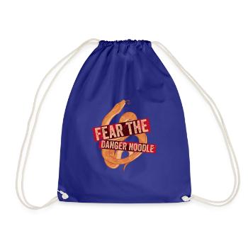 Banana Königspython Dangerous Noodle - Drawstring Bag - royal blue - Front