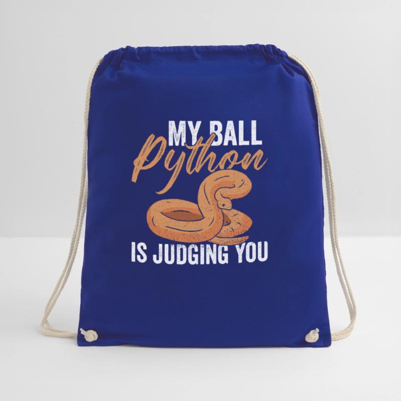 Python Königspython Banana Ball Python Drawstring Bag