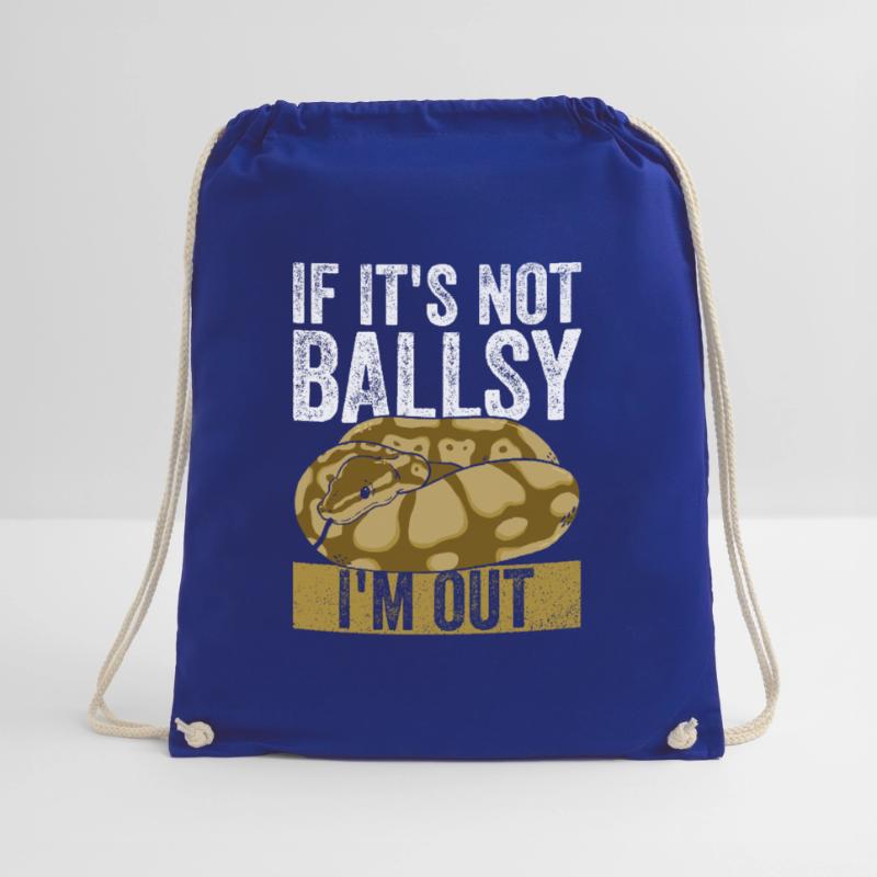 Königspython Liebhaber Banana Ball Python Drawstring Bag