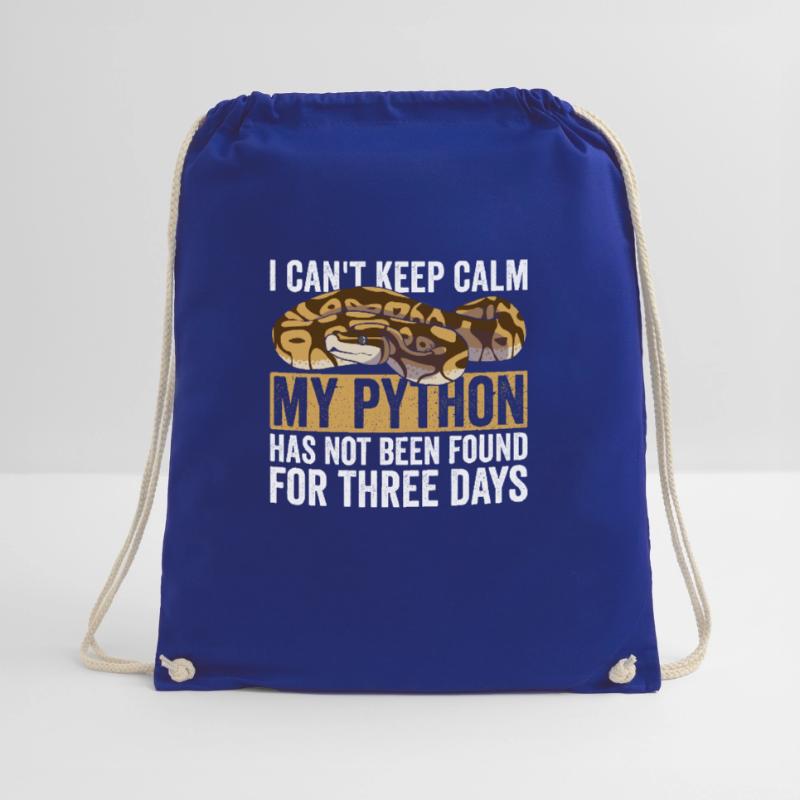 Königspython Banana Ball Python Drawstring Bag