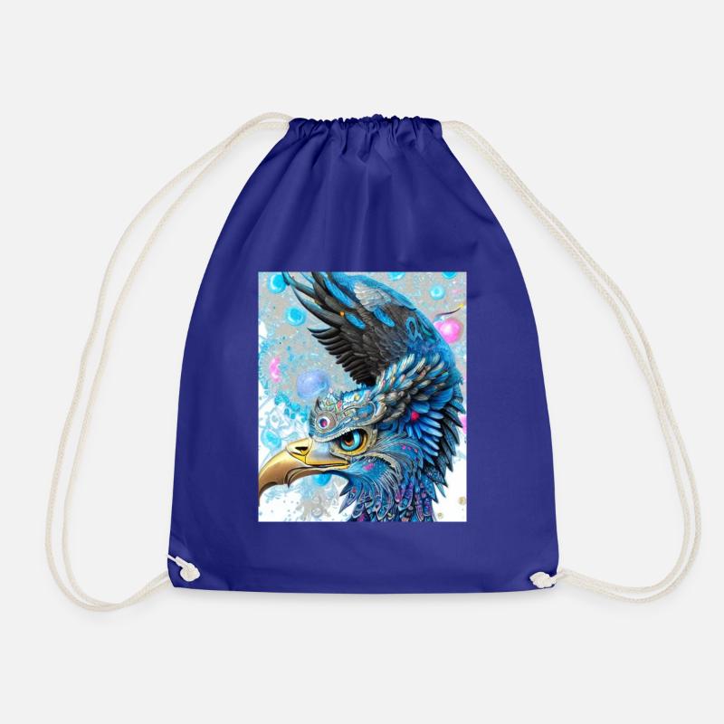 Blauer Adler - Turnbeutel - Königsblau