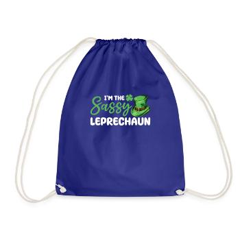 Je suis le lutin impertinent de la Saint-Patrick - Sac de sport léger - bleu roi - Devant