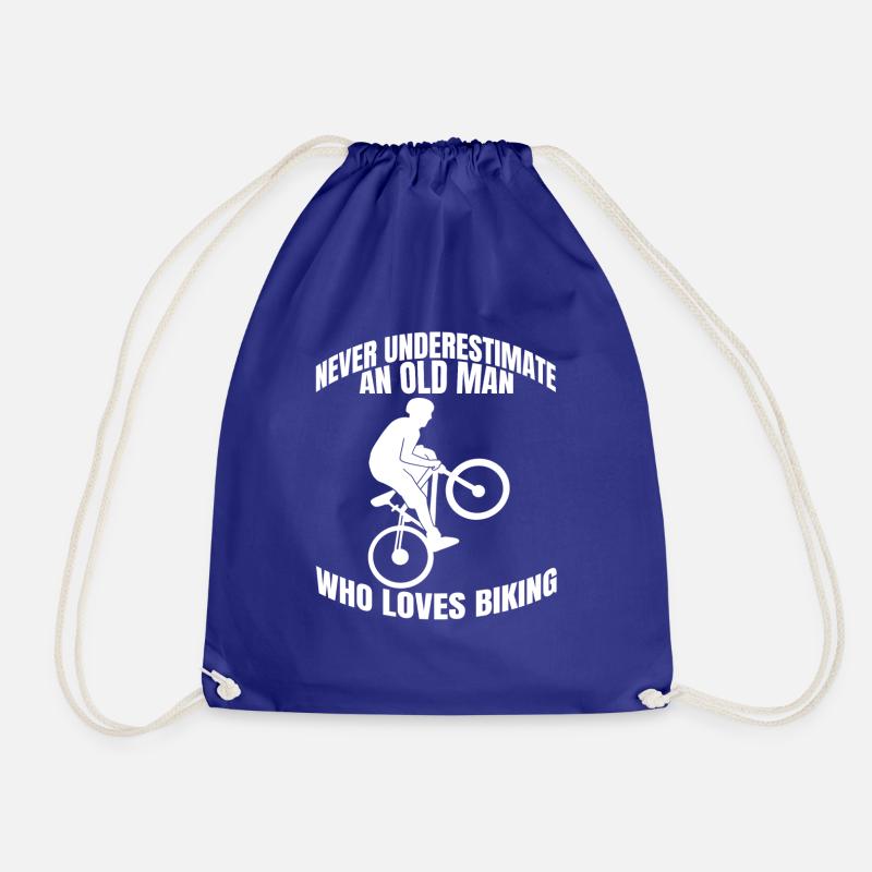 Cycling Cycling Cyclists Cyclists - Drawstring Bag - royal blue