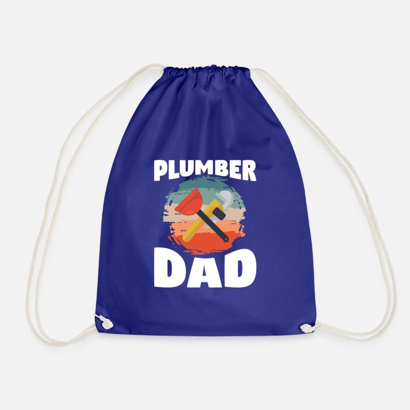 Klempner Papa Klempner - Turnbeutel - Königsblau