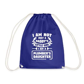 I Am Not Just A Daddy's Little Girl Daughter - Drawstring Bag - royal blue - Front