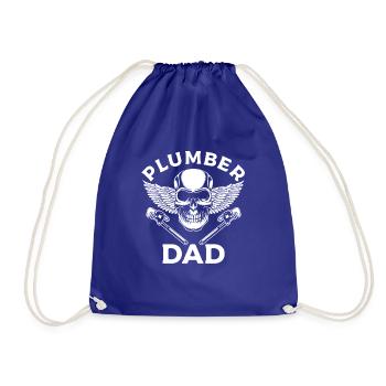 Plombier Papa Plomberie Plombiers - Sac de sport léger - bleu roi - Devant