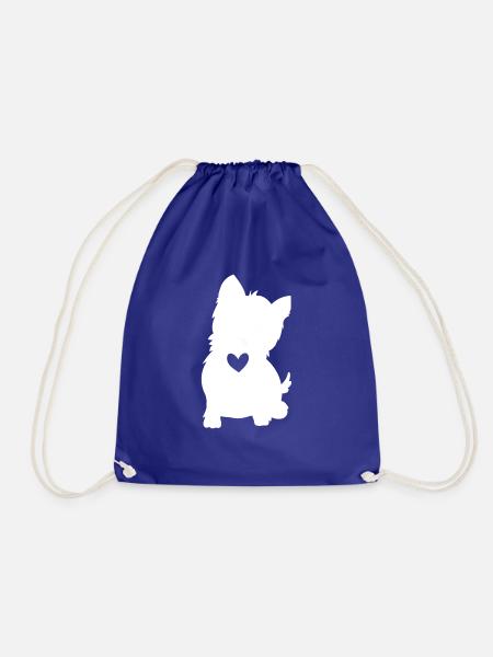 West highland terrier - Turnbeutel - Königsblau