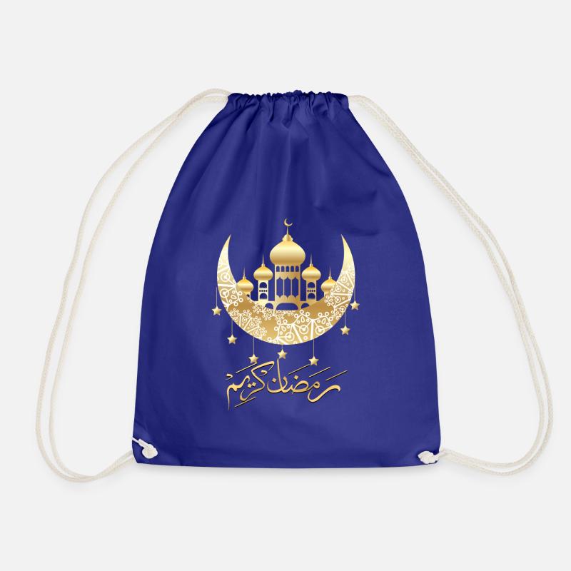 Ramadan Karim 1 - Drawstring Bag - royal blue