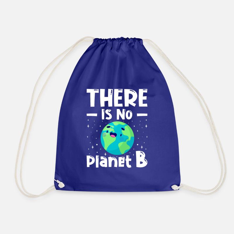 There is no Planet B - Turnbeutel - Königsblau
