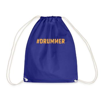 Drum Player Drummer Musician Drummer - Turnbeutel - Königsblau - Vorne