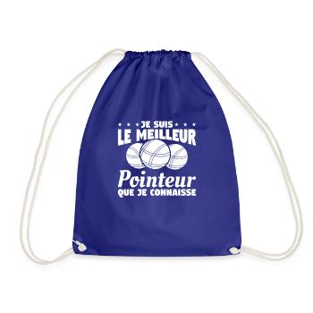 Je Suis Le Meilleur Pointeur Que Je Connaisse - Sac de sport léger - bleu roi - Devant