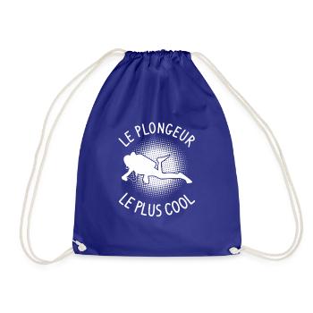 Le Plongeur Le Plus Cool Plongée - Sac de sport léger - bleu roi - Devant