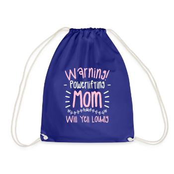 I'm The Crazy Rehab Nurse They Warned You About RN - Drawstring Bag - royal blue - Front