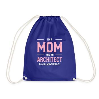 I'm The Crazy Rehab Nurse They Warned You About RN - Drawstring Bag - royal blue - Front