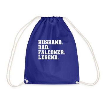 I'm The Crazy Rehab Nurse They Warned You About RN - Drawstring Bag - royal blue - Front