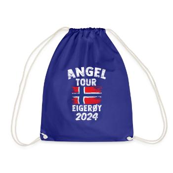 EIGERÖY 2024 Fishing Tour Norway - Drawstring Bag - royal blue - Front