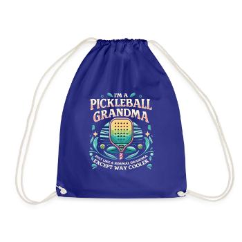 Raquette de pickleball de grand-mère - Sac de sport léger - bleu roi - Devant