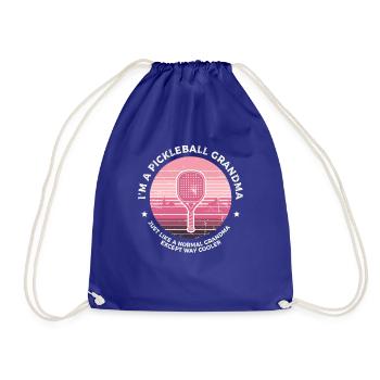 Raquette de pickleball de grand-mère - Sac de sport léger - bleu roi - Devant