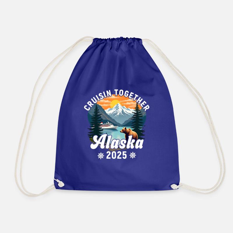 Kreuzfahrt Alaska 2025 - Turnbeutel - Königsblau