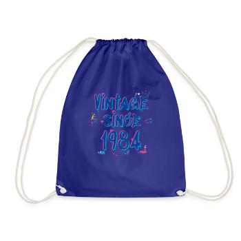 Vintage Since 1984 Hip-Hop Graffiti Glitch 41st - Sac de sport léger - bleu roi - Devant