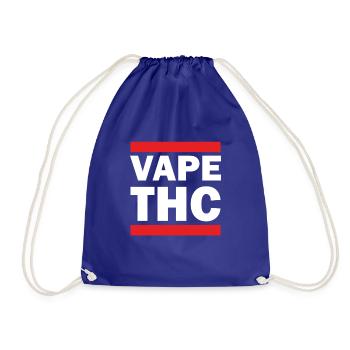 Vape THC Blanc - Sac de sport léger - bleu roi - Devant