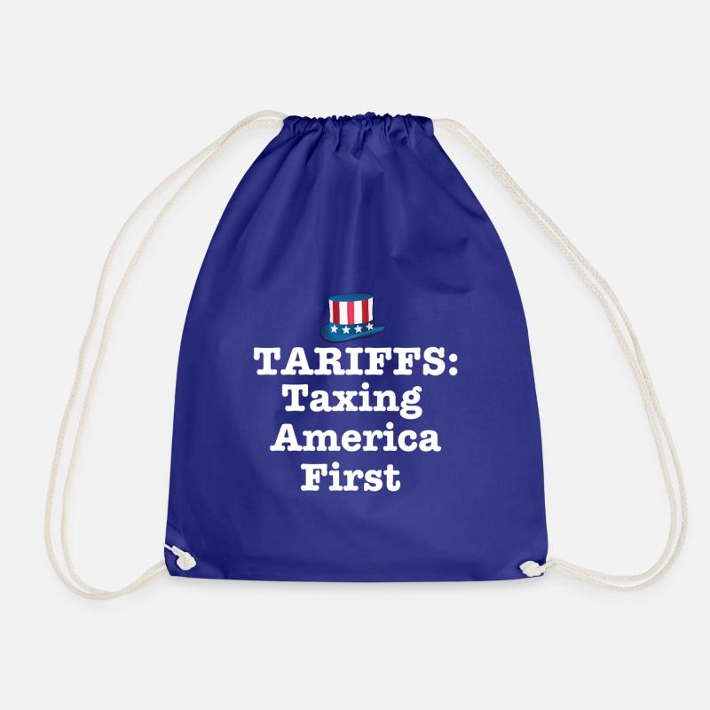 Tariffs: Taxing America First - Turnbeutel - Königsblau