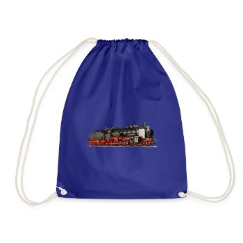 Locomotive à vapeur 38 2977 - Sac de sport léger - bleu roi - Devant