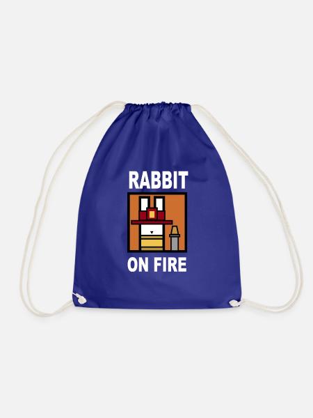 Firefighter Rabbit - Turnbeutel - Königsblau