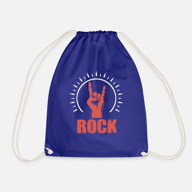 Rock music - Drawstring Bag - royal blue