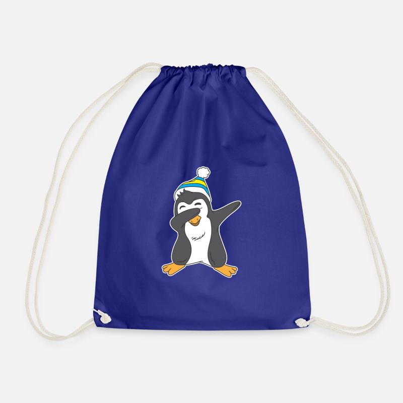 Pinguin Dab Pinguin Dabbing - Turnbeutel - Königsblau