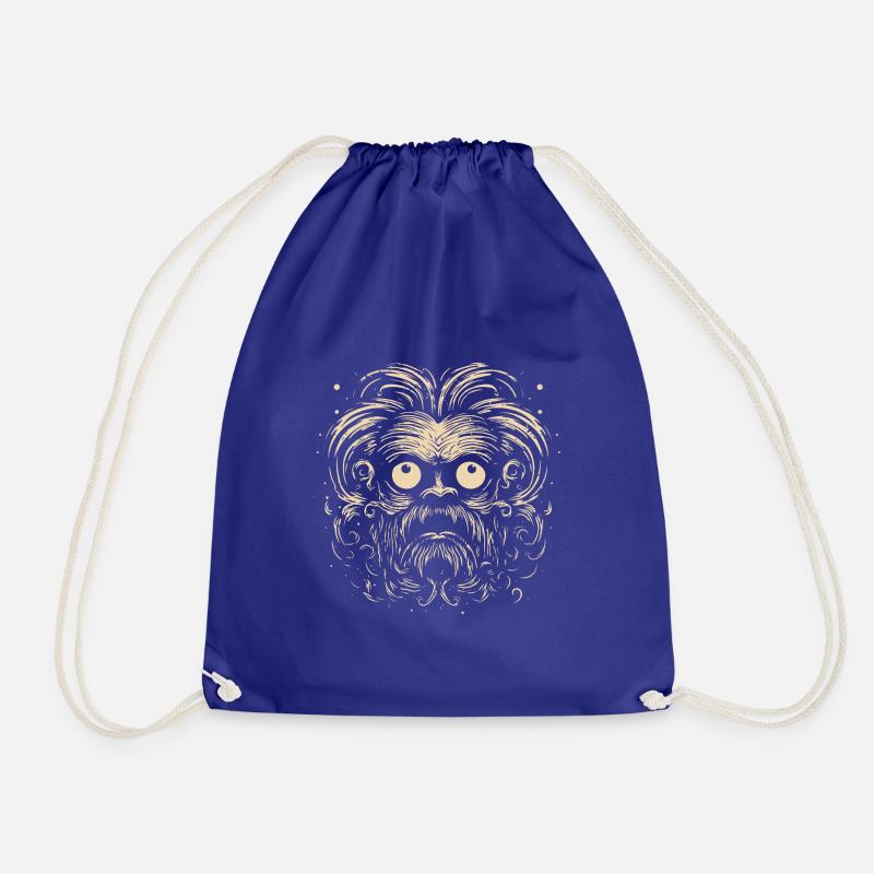 Galactic Wild - Drawstring Bag - royal blue