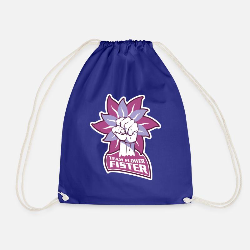 Team Flowerfister Blume Geschenk Idee Geschenkidee - Turnbeutel - Königsblau