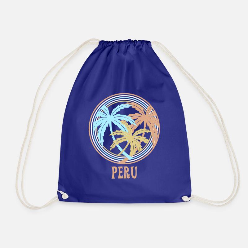 Pérou - Sac de sport léger - bleu roi