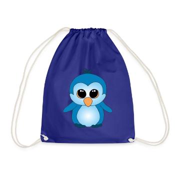 Süßer kleiner Pinguin - Turnbeutel - Königsblau - Vorne