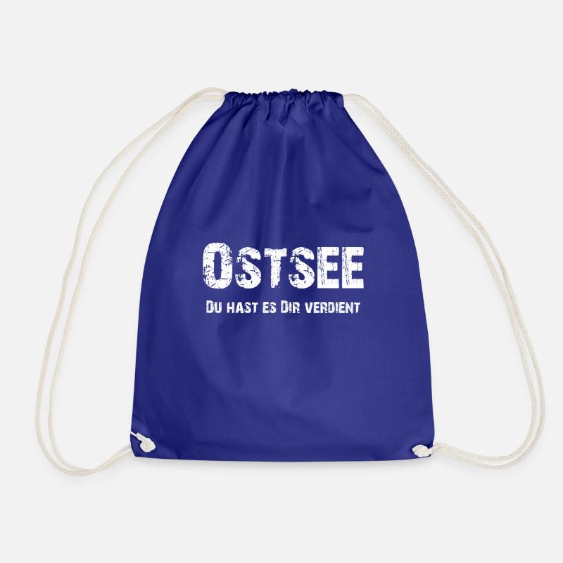 Ostsee - Du hast es Dir verdient - Turnbeutel - Königsblau