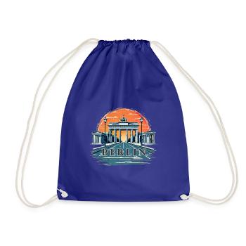 Porte de Brandebourg à Berlin - Sac de sport léger - bleu roi - Devant