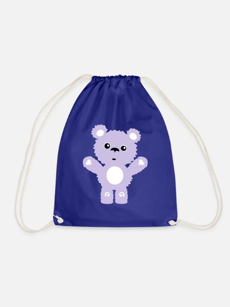 Teddybär - Turnbeutel - Königsblau