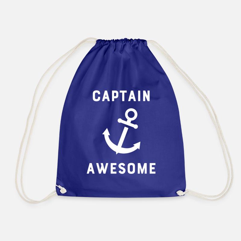 Captain Awesome - Turnbeutel - Königsblau