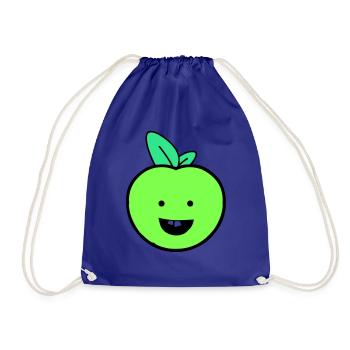 apfel smile - Turnbeutel - Königsblau - Vorne