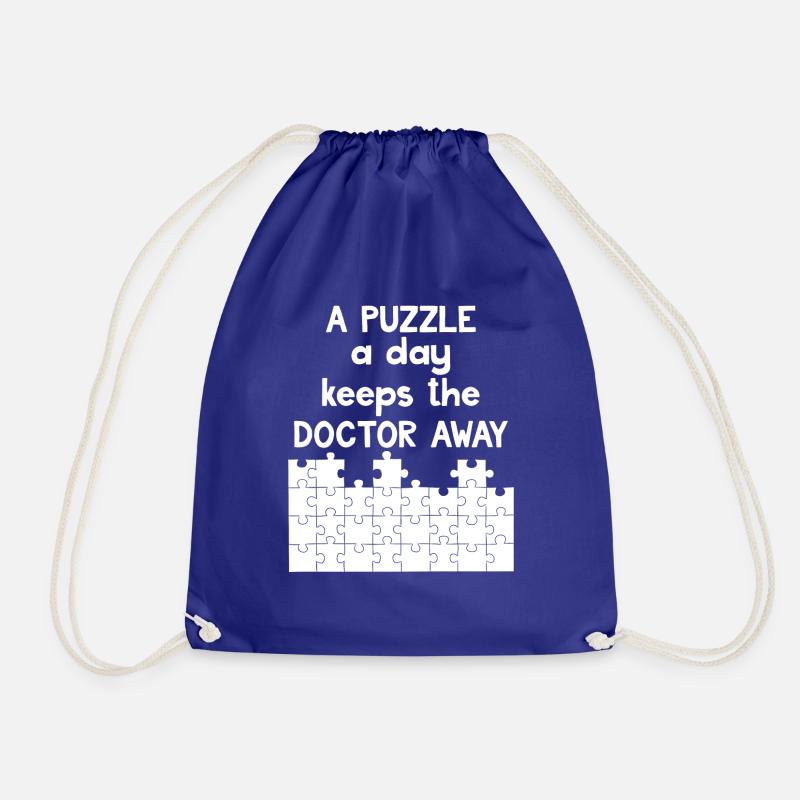 Jigsaw Puzzle - Jigsaw Puzzles - Puzzle - Gift - Drawstring Bag - royal blue