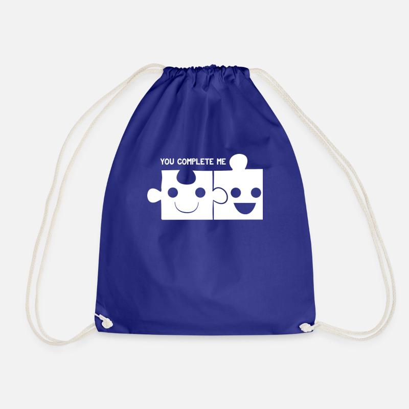 Jigsaw Puzzle - Puzzlen - Partnerlook - Turnbeutel - Königsblau