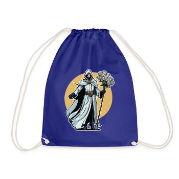 Illustration de fleurs de la Faucheuse - Sac de sport léger - bleu roi - Devant