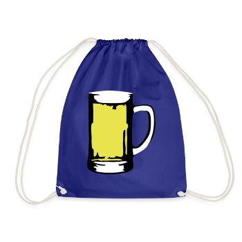 Beer - Drawstring Bag - royal blue - Front