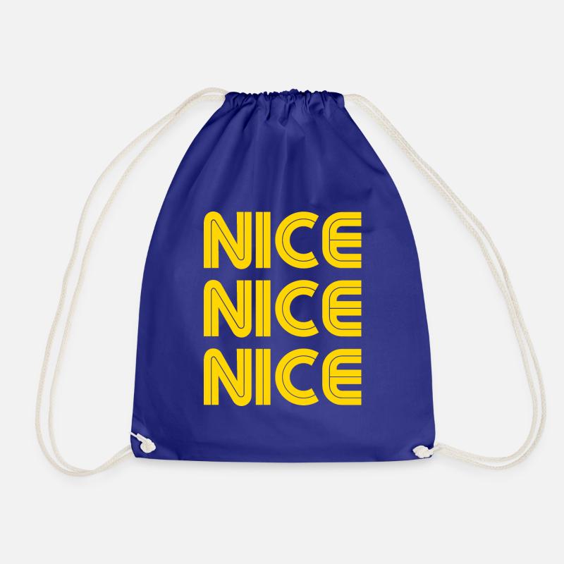 Nice Nice Nice - Turnbeutel - Königsblau