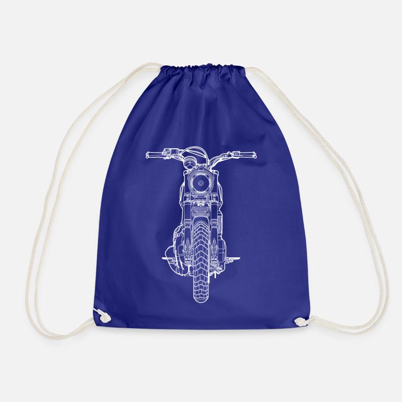 Scrambler - Drawstring Bag - royal blue