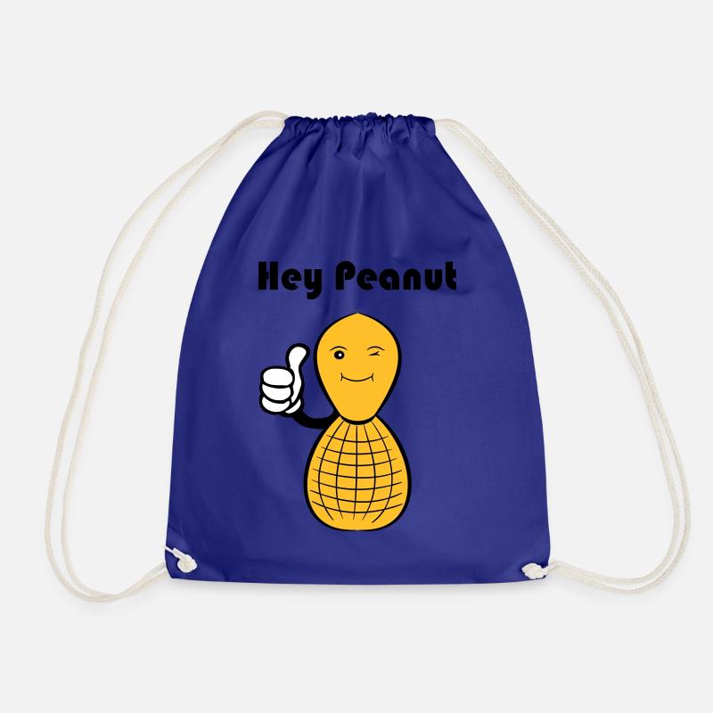 Hey Peanut - Turnbeutel - Königsblau