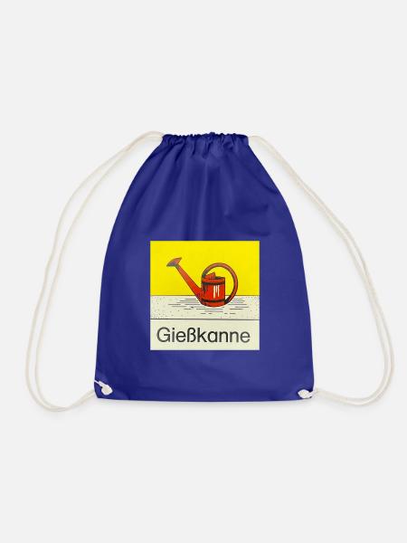 Gießkanne - Turnbeutel - Königsblau