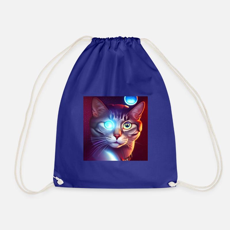 Die Universums Katze - Turnbeutel - Königsblau