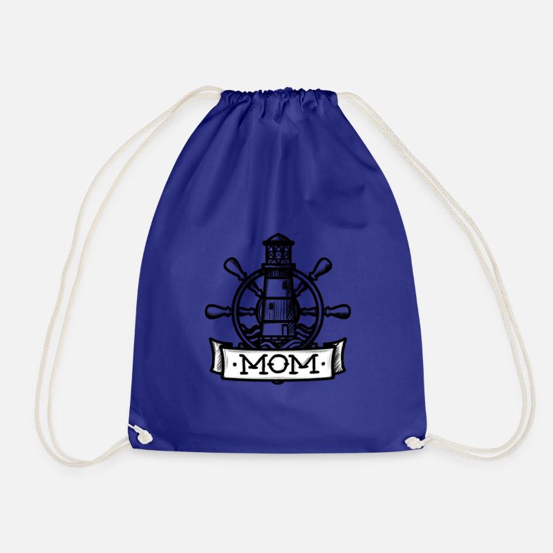 Seafarers' MOM (for seafarers) - Drawstring Bag - royal blue