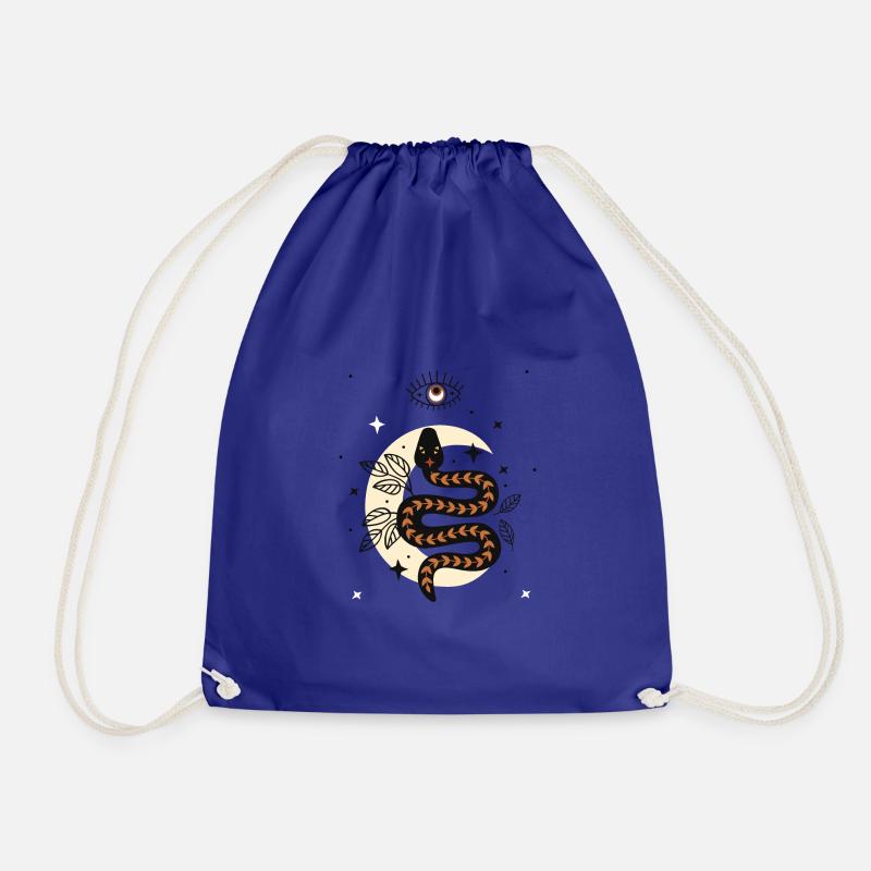 Mystical Magic 04 - Snake - pos - ot - Drawstring Bag - royal blue
